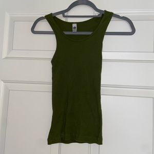 American apparel olive green top